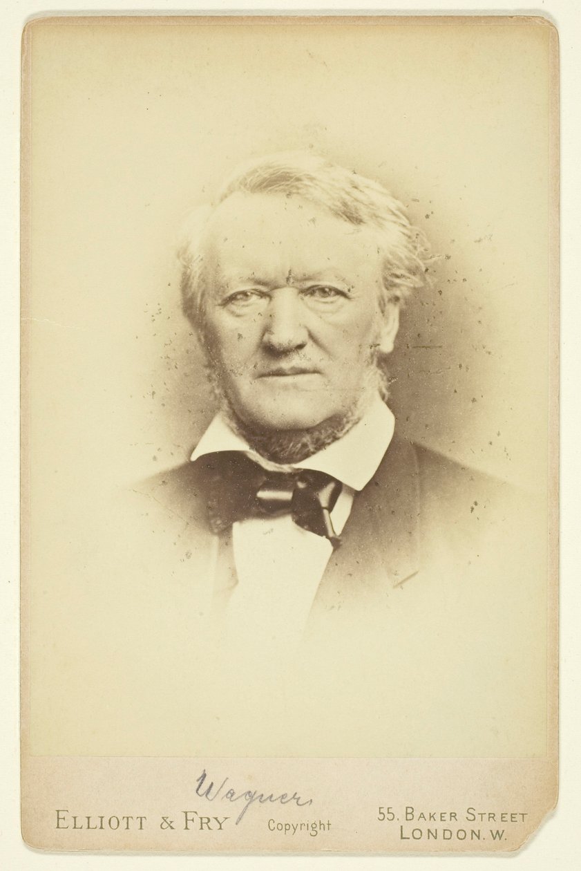 Porträtt av Wagner av Elliott and Fry