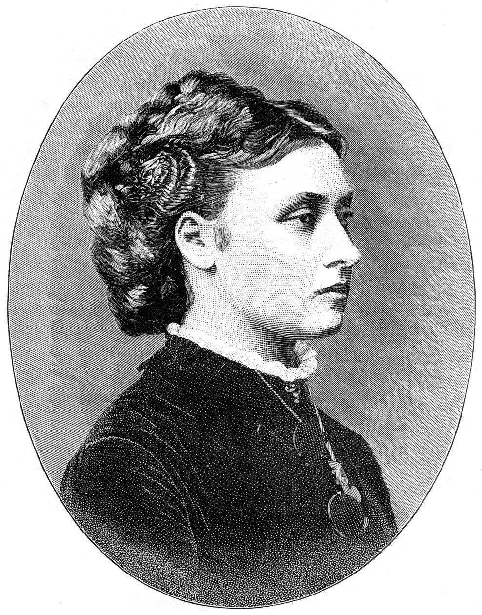 Prinsessan Louise, hertiginna av Argyll, fjärde dotter till drottning Victoria, 1900. av Elliott and Fry