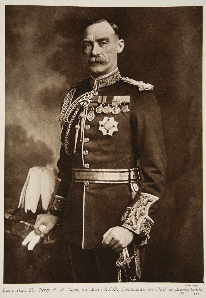 Generallöjtnant Sir Percy H. N. Lake, 1914-19 av Elliott und Fry Studio