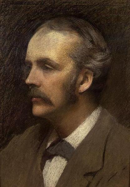 Porträtt av Rt.Hon. Arthur Balfour av Ellis William Roberts