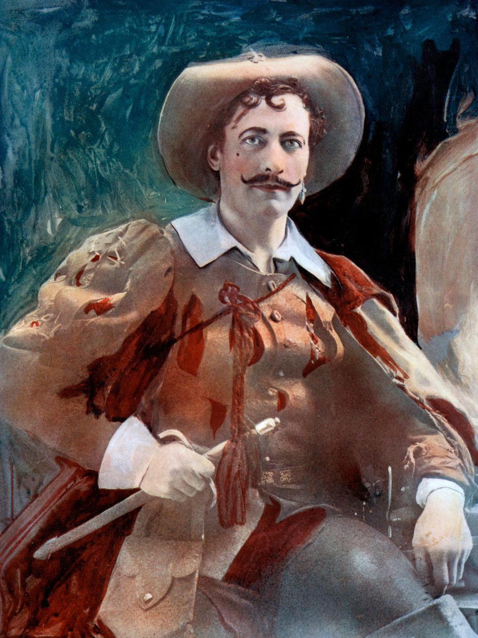 Lewis Waller i De tre musketörerna, c1902. av Ellis and Walery