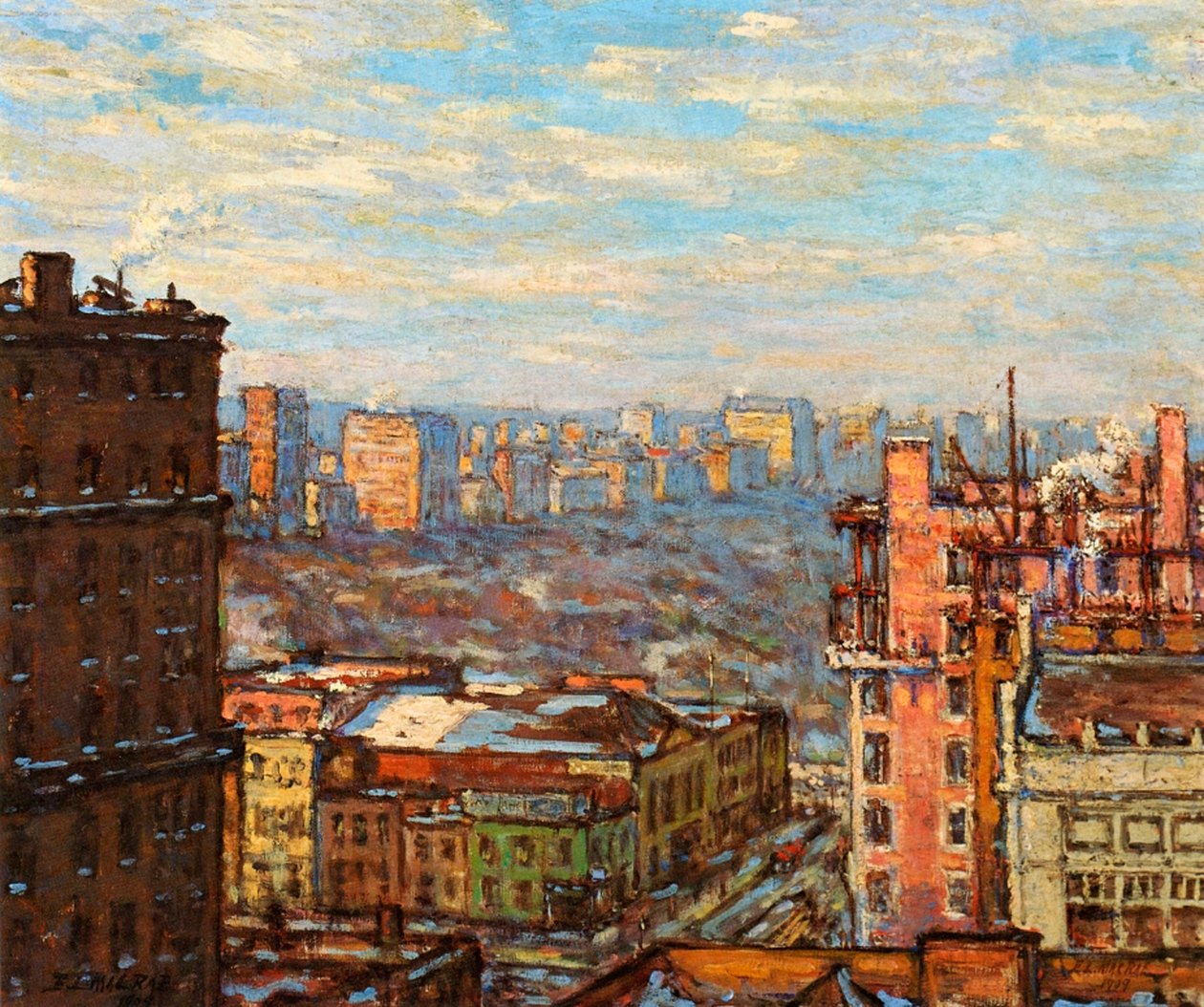 Central Park från Carnegie Hall av Elmer Livingston MacRae