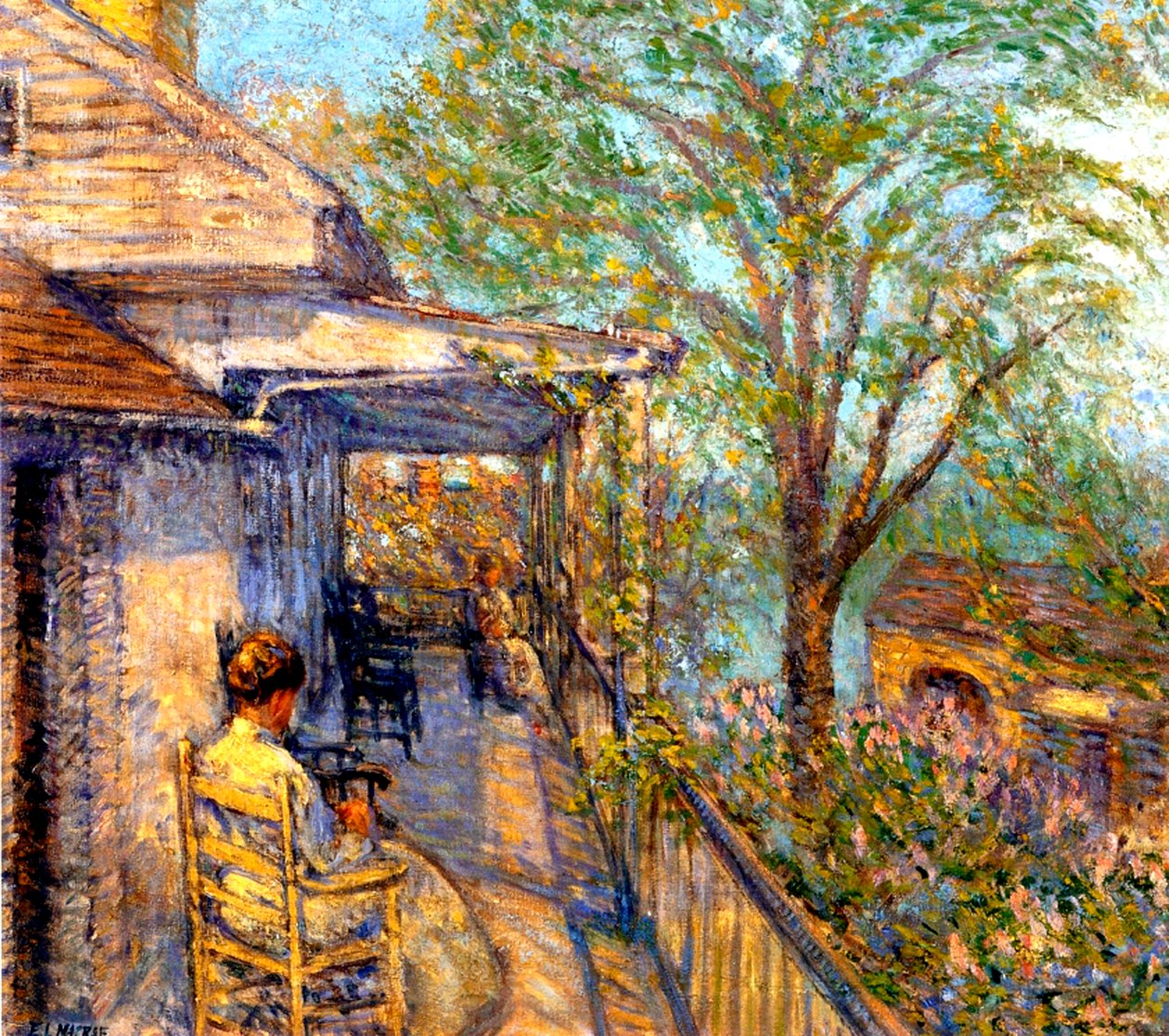 Den övre verandan av Elmer Livingston MacRae