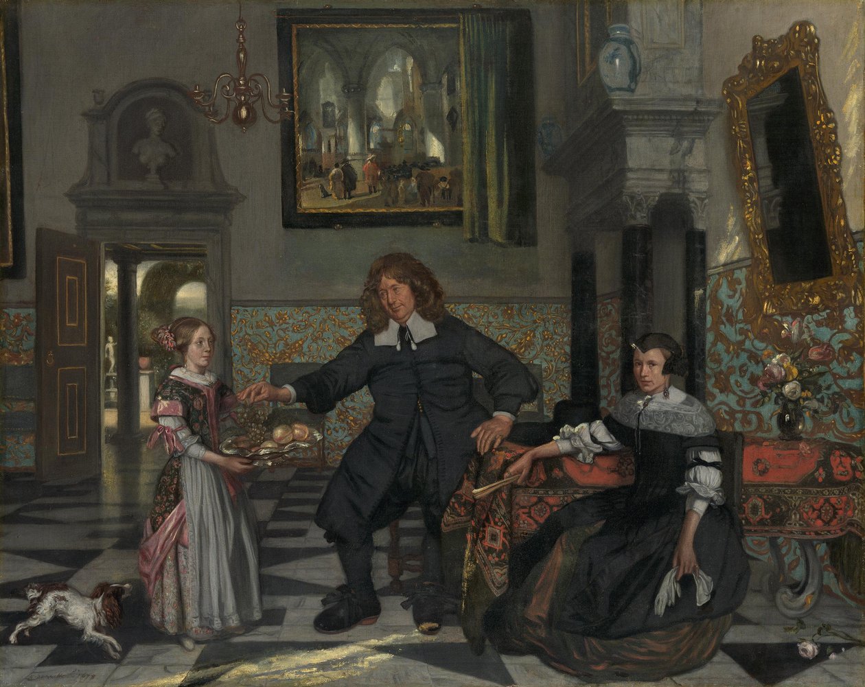 Familjeporträtt av Emanuel de Witte
