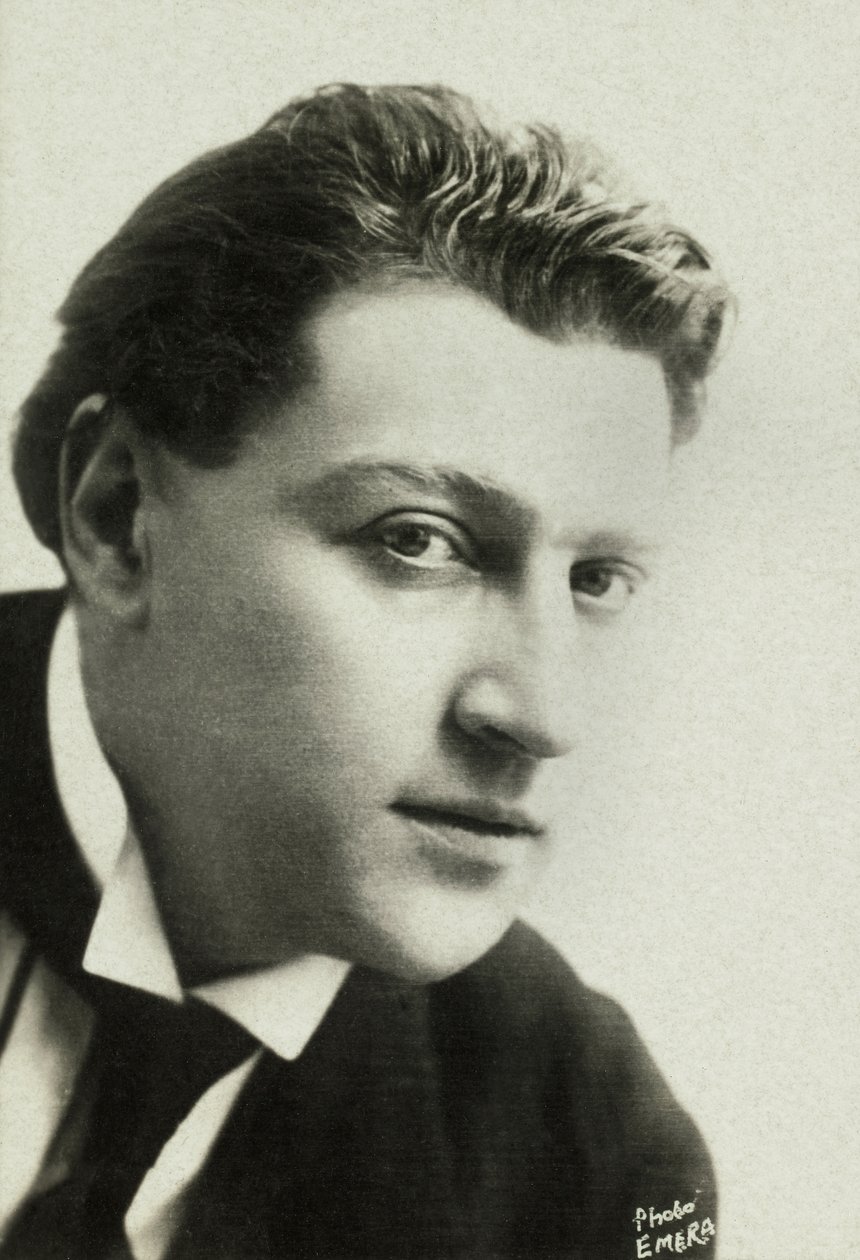 Porträtt av Sacha Guitry (foto) av Emera