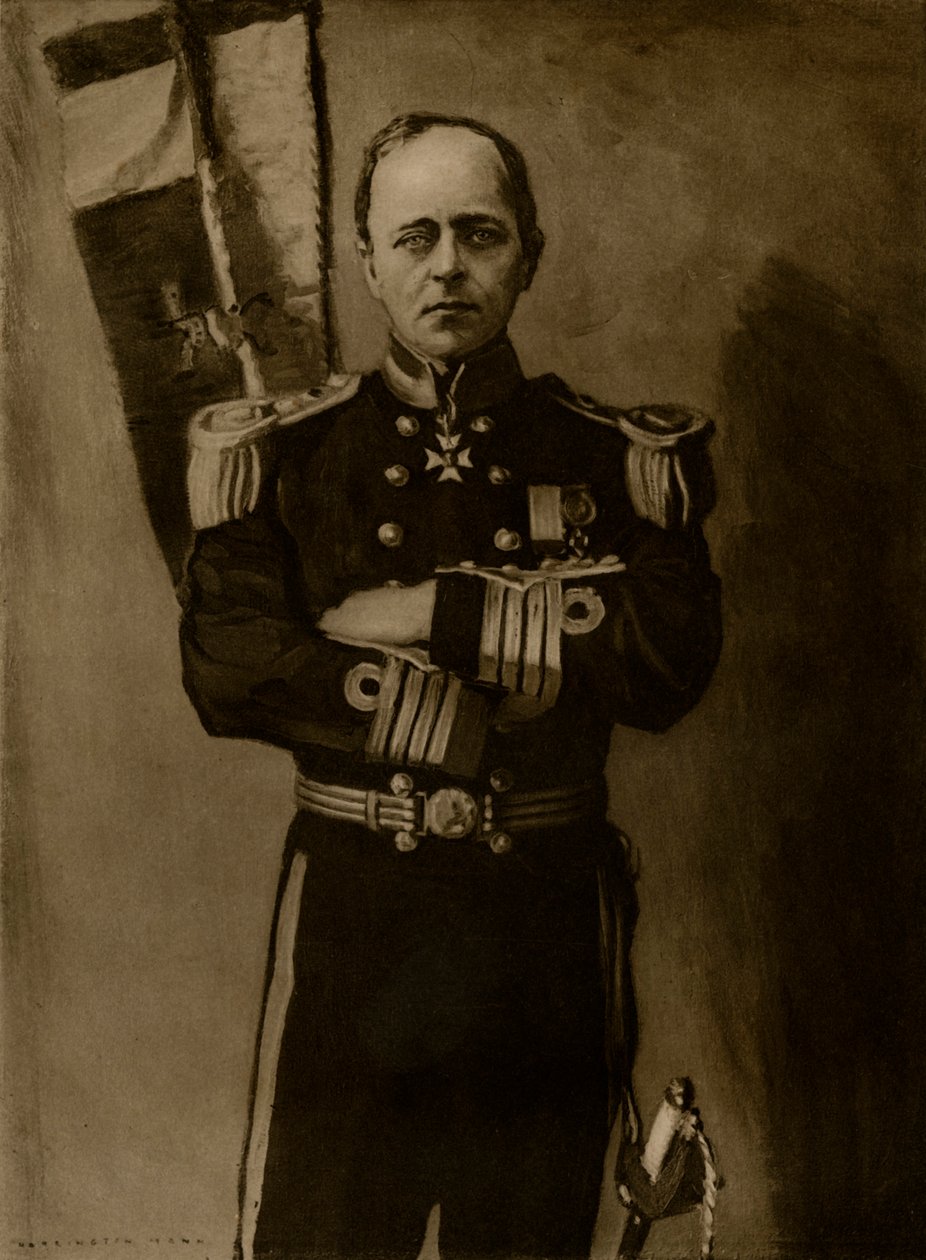 Kapten Robert F. Scott, R.N., C.V.O., c1900-1910, 1913. av Emery Walker