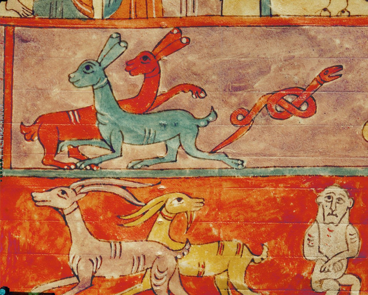 Djur inuti arken av Emeterio the Monk