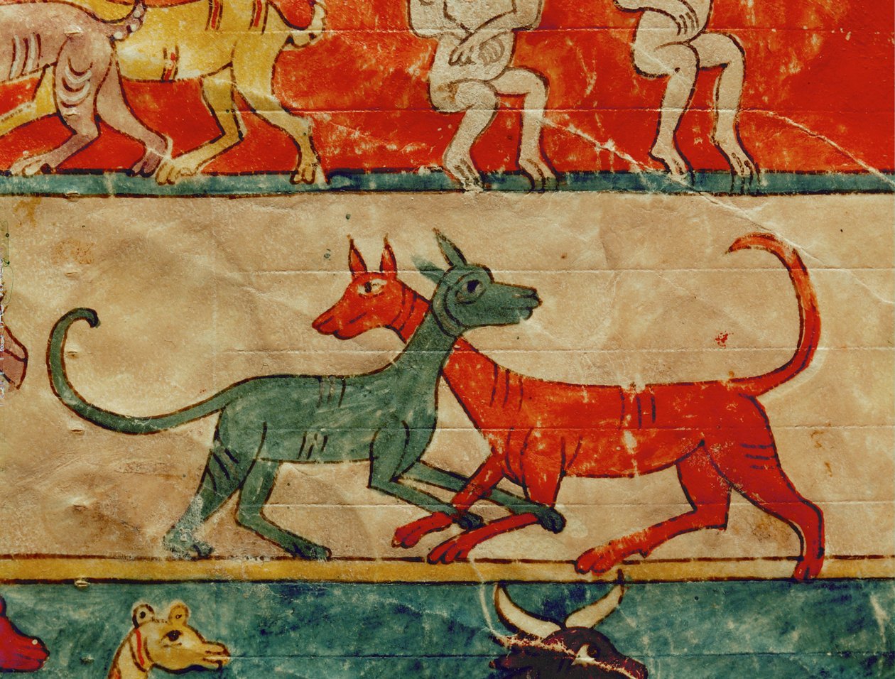 Två hundar av Emeterio the Monk