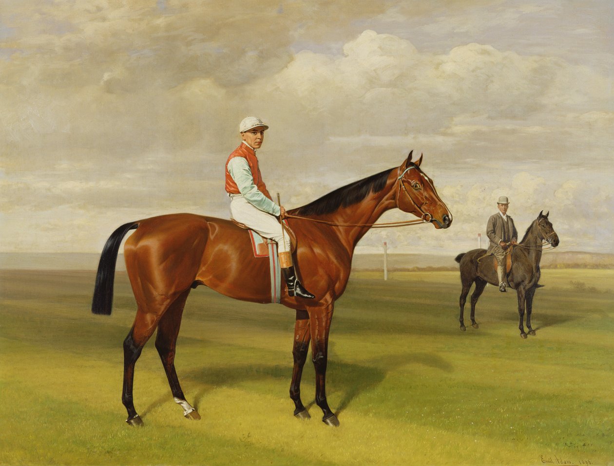 "Isinglass", vinnare av 1893 års derby, 1893 (för detaljer se 188207) av Emil Adam