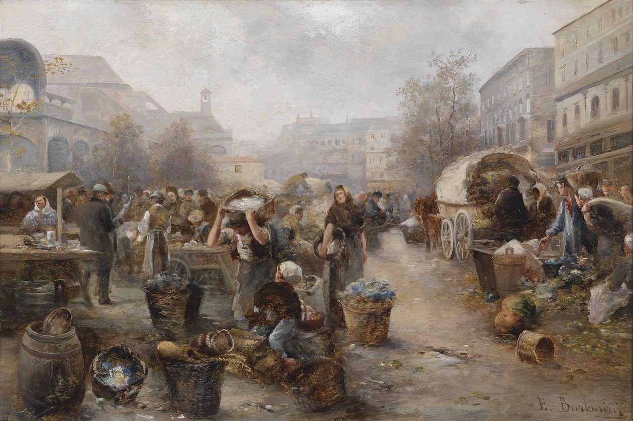 Markttag av Emil Barbarini