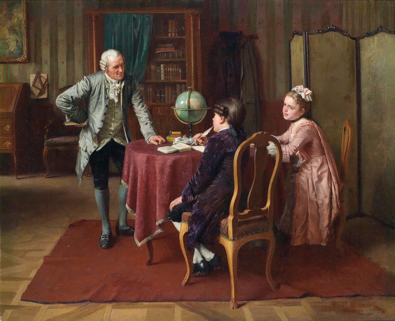 Geografilektionen av Emil Brack