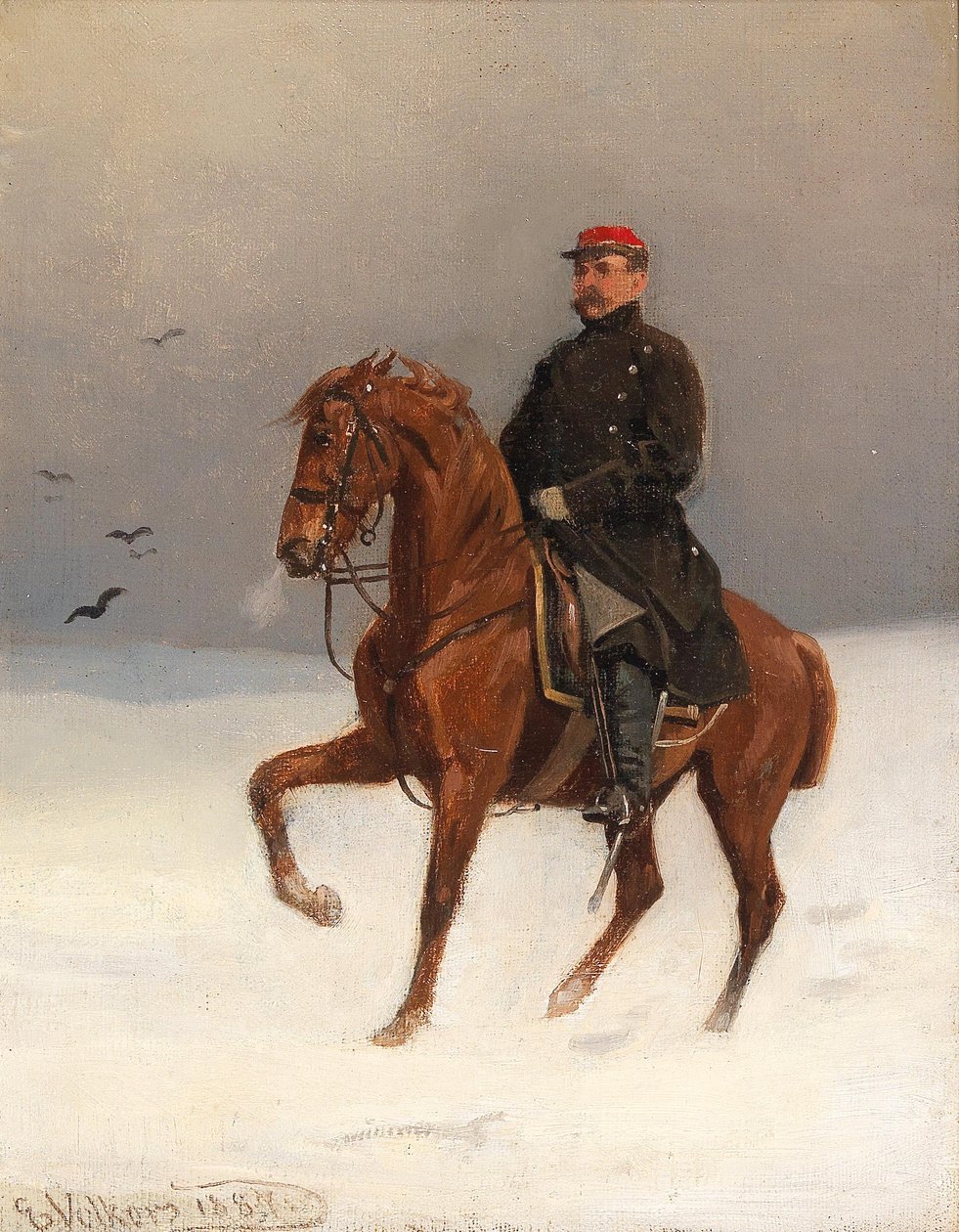 Mounted Soldier av Emil Volkers