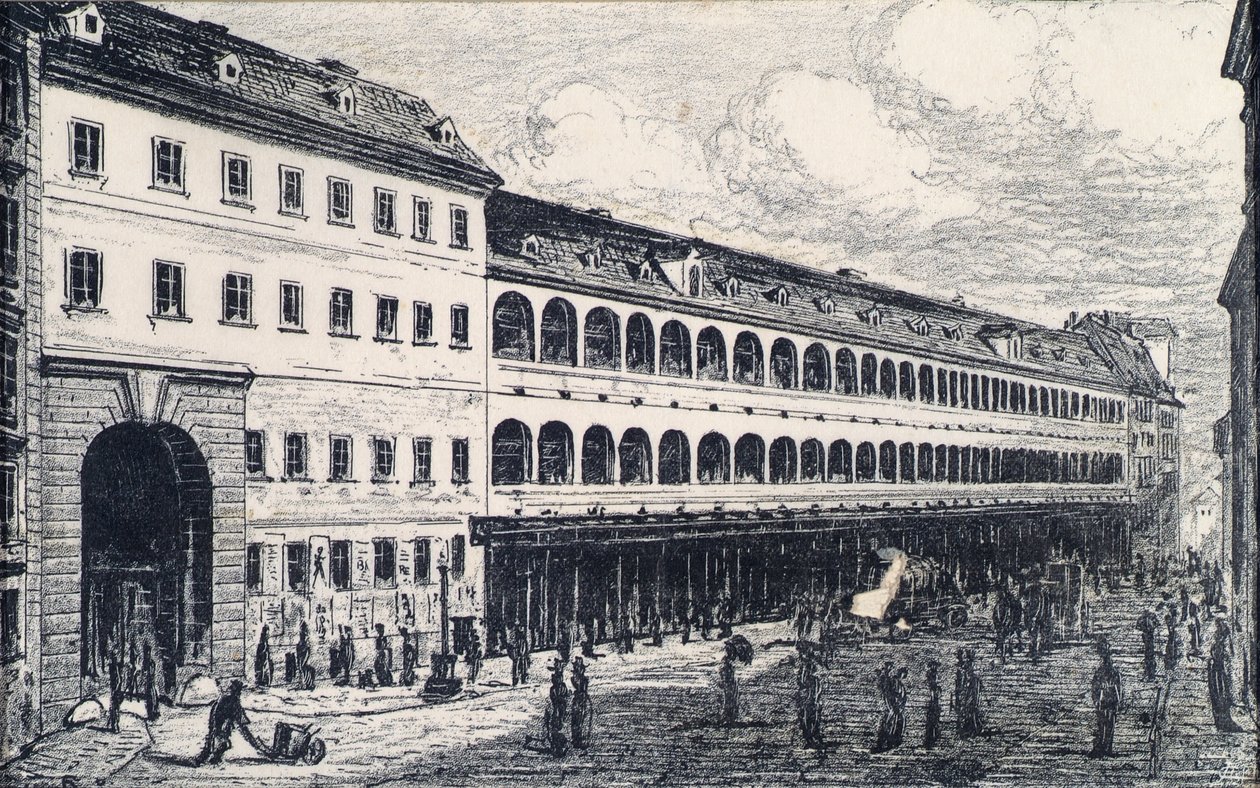 Salzgries baracker i Wien av Emil Hütter