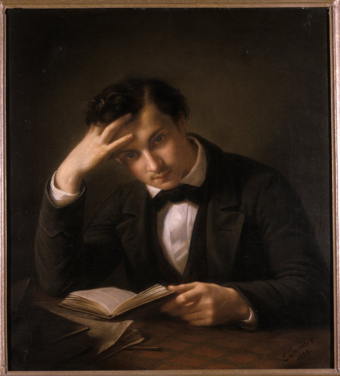Ung student, 1858 av Emil Jacobs