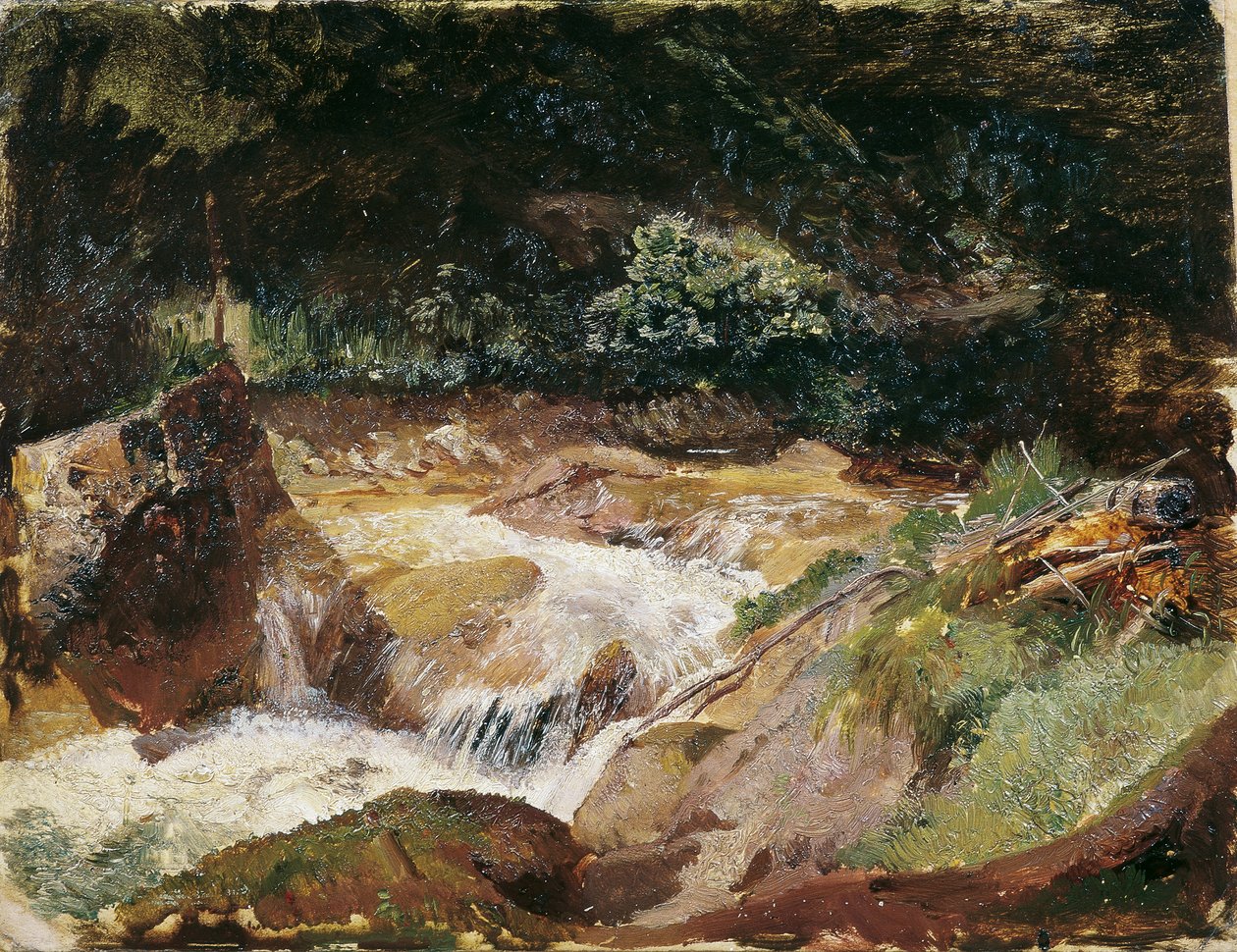 Bergsbäck i Ramsau av Emil Jakob Schindler