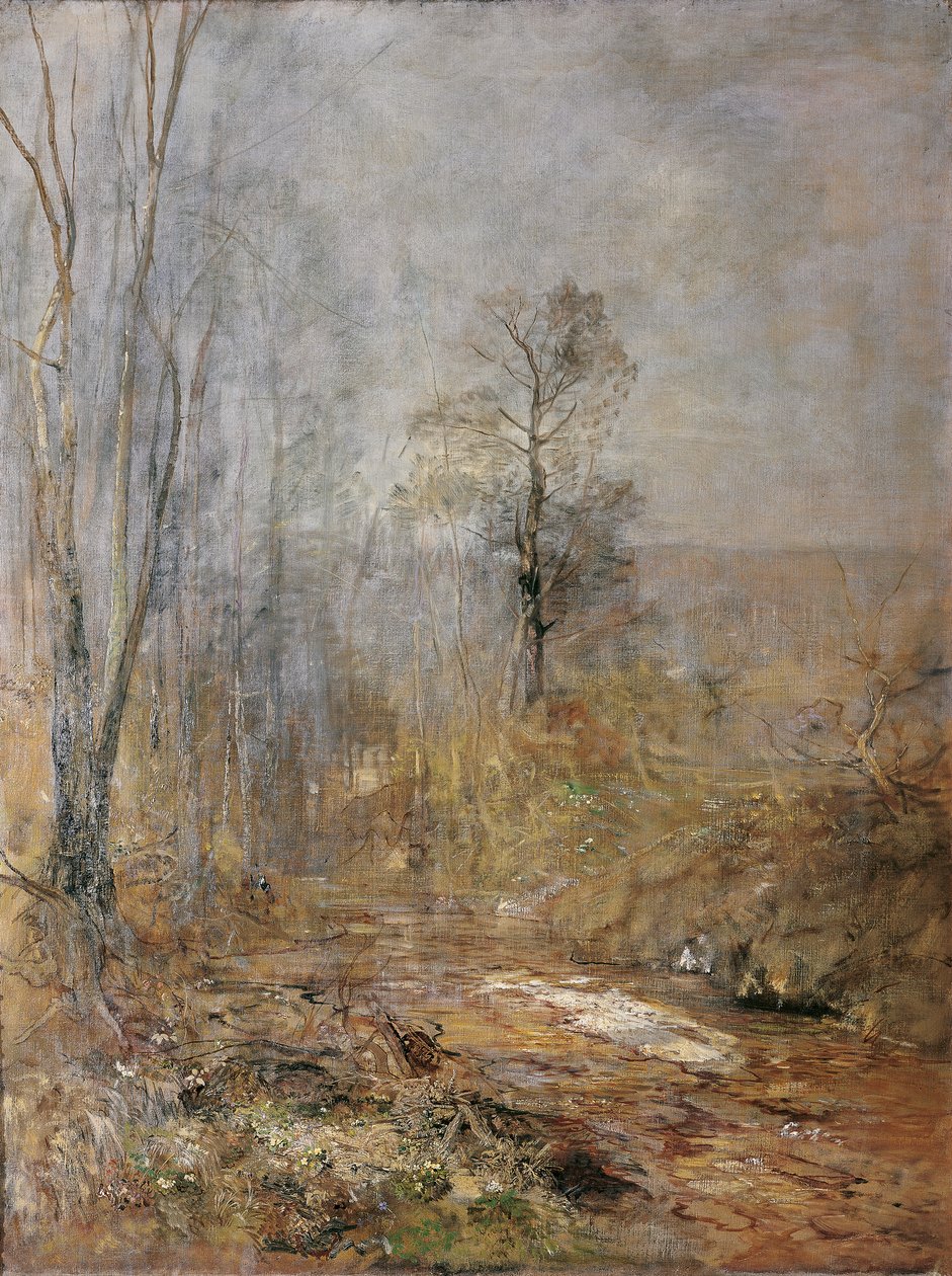 Marshumör - tidig vår i Wienerskogen av Emil Jakob Schindler