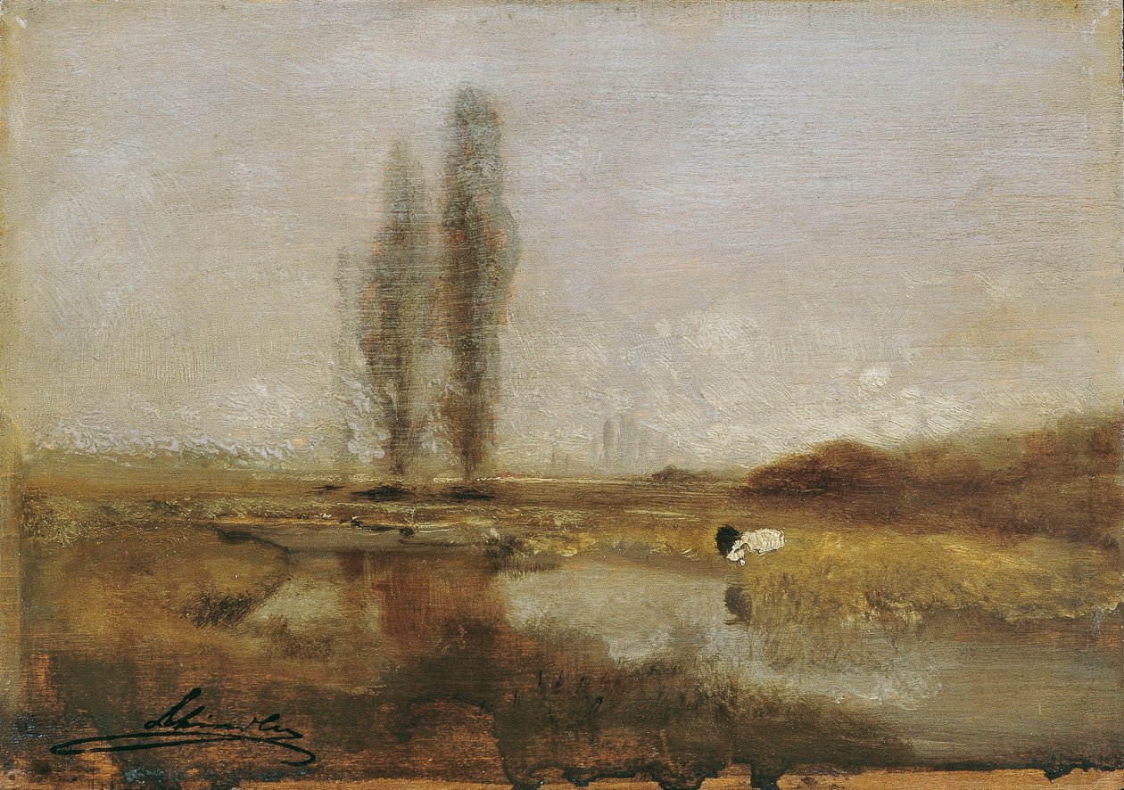 Myrmark nära Lundenburg av Emil Jakob Schindler