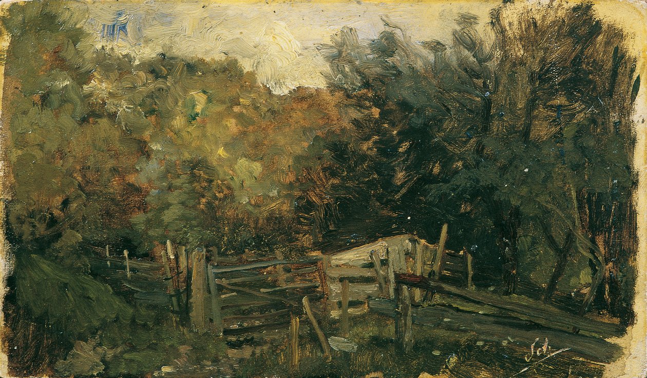 Naturstudie från Goisern av Emil Jakob Schindler