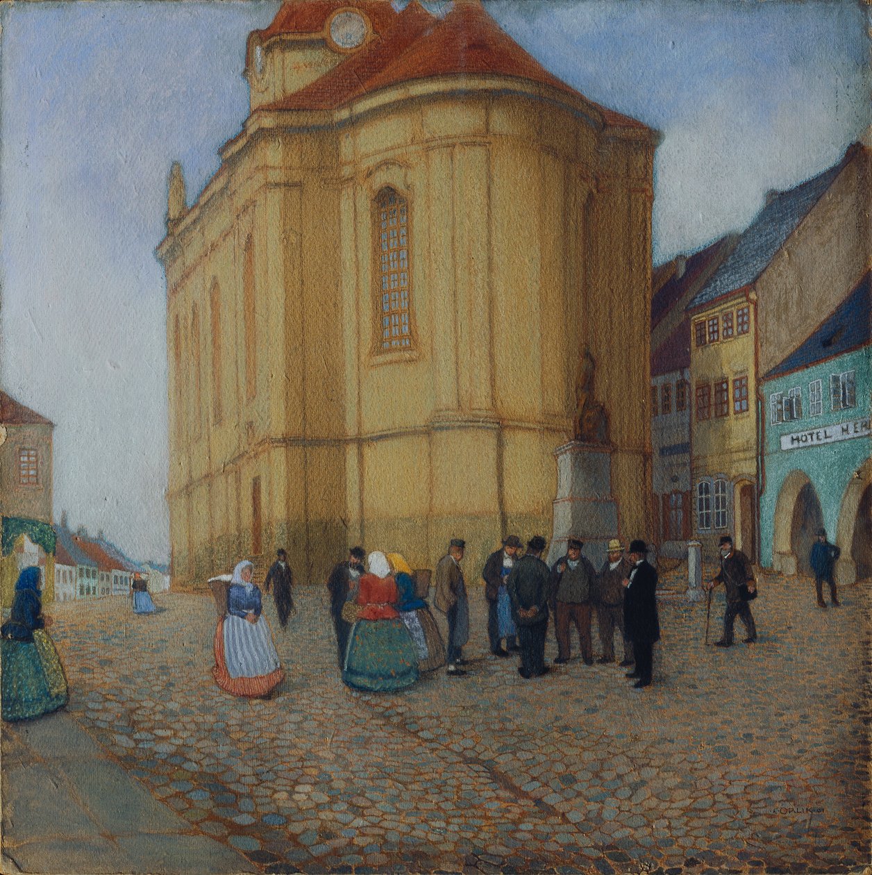 Kyrka i Ausha av Emil Orlik