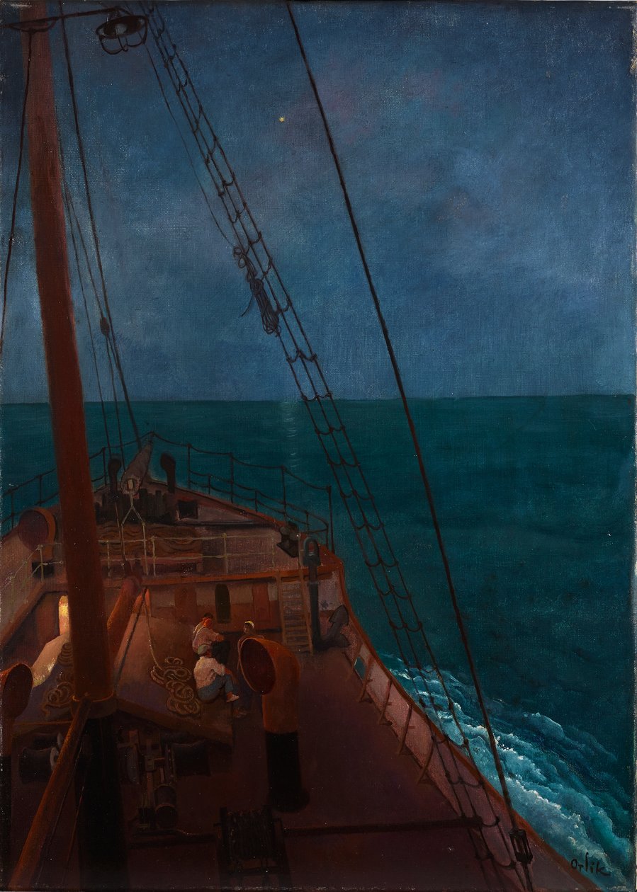 Nattkryssning i Medelhavet av Emil Orlik