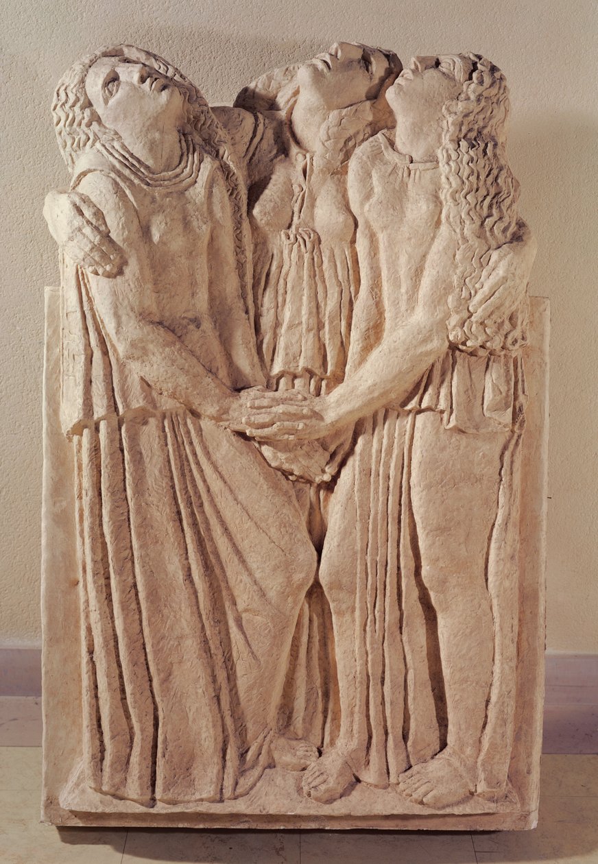 De tre Polognerna av Emile Antoine Bourdelle