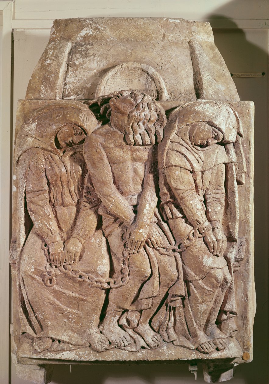 Fångarna (gips) av Emile Antoine Bourdelle