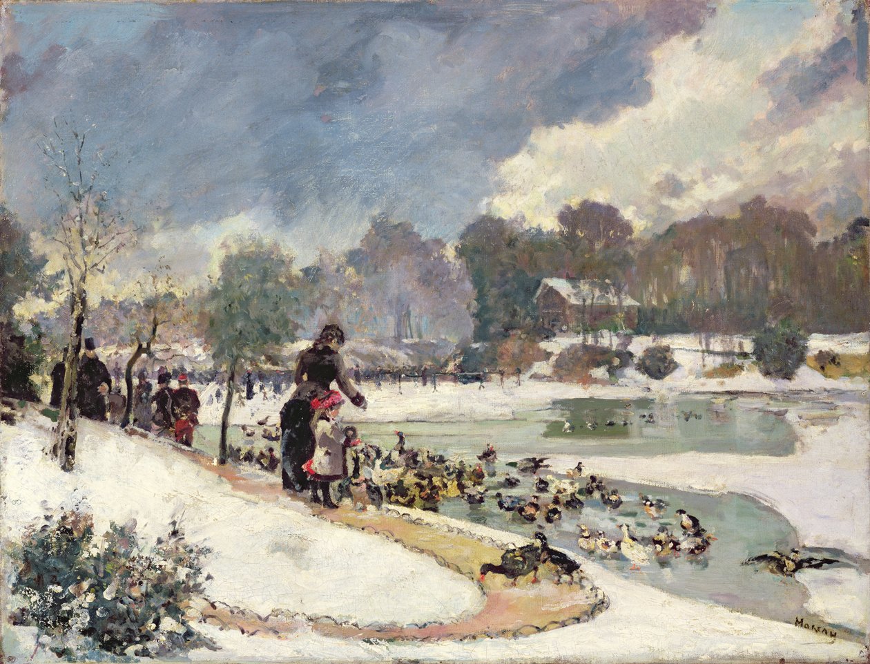 Ankor i Bois de Boulogne av Emile Antoine Guillier