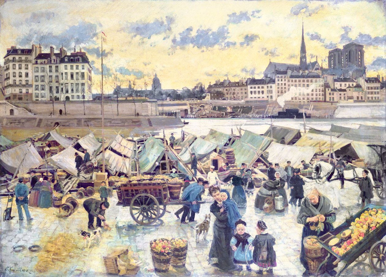 Apple Market av Emile Antoine Guillier