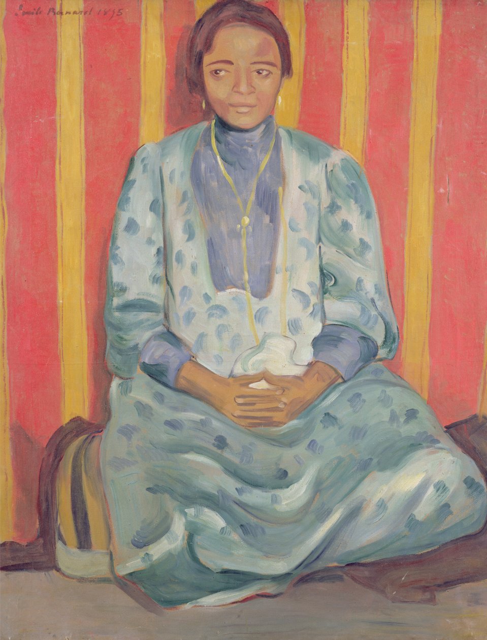 Studie av en mulattkvinna, 1895 av Emile Bernard