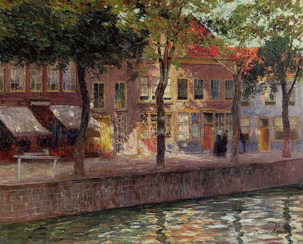 Canal in Zeeland av Emile Claus