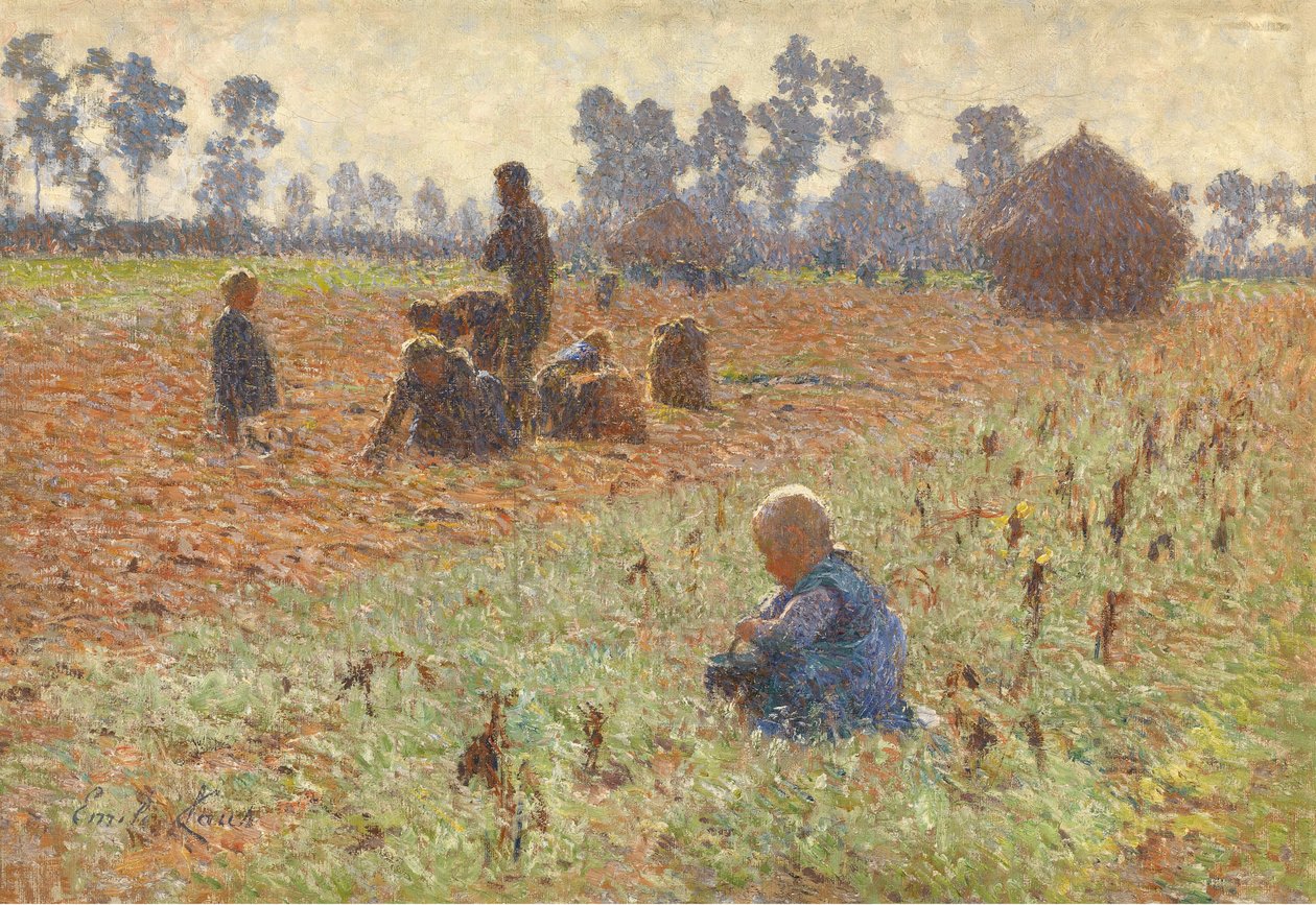 Gathering Corn av Emile Claus