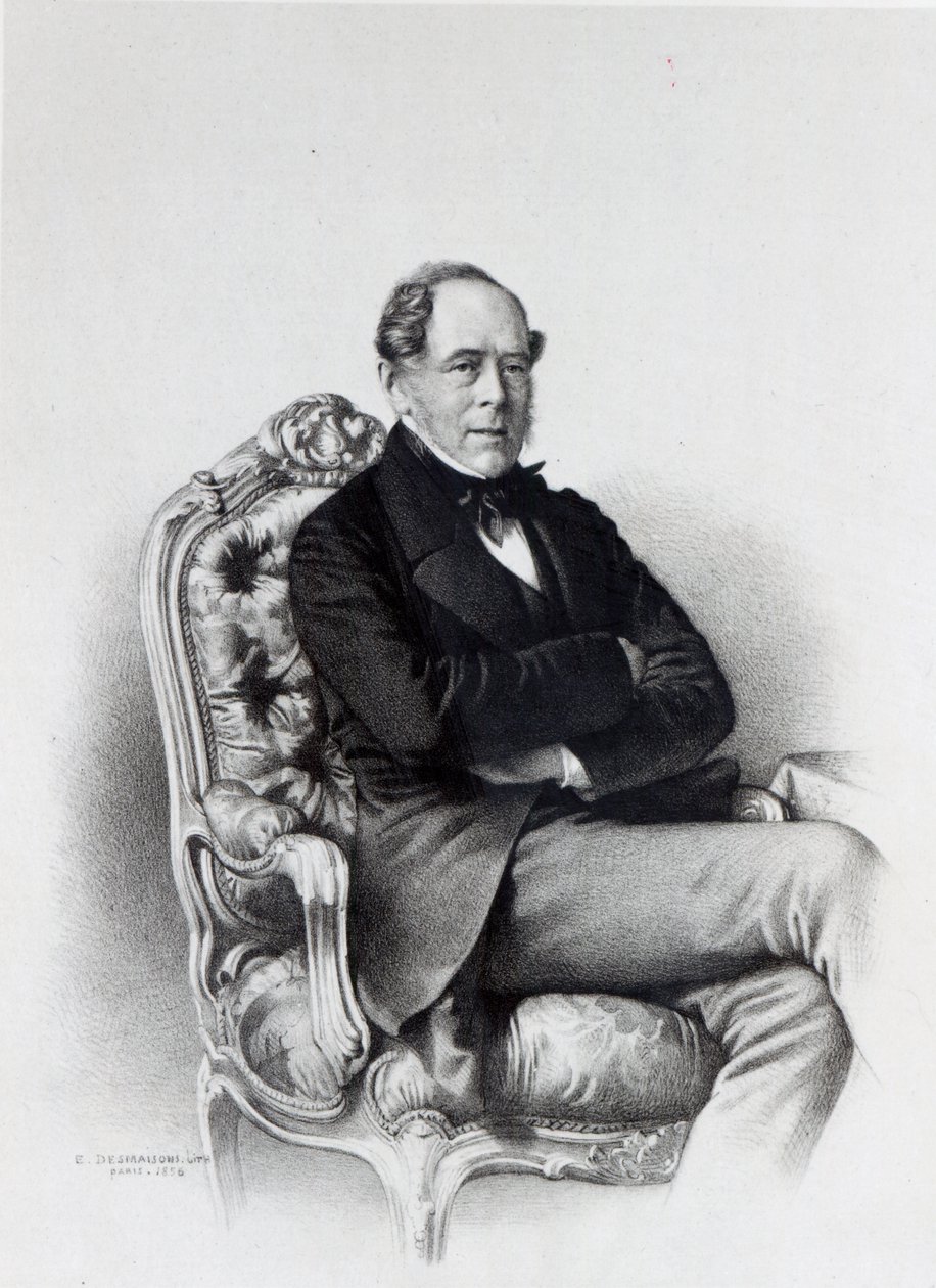 George Villiers, 4:e greven av Clarendon, 1856 av Emile Desmaisons