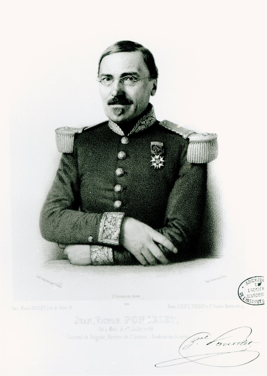 Jean-Victor Poncelet (1788-1867) av Emile Desmaisons