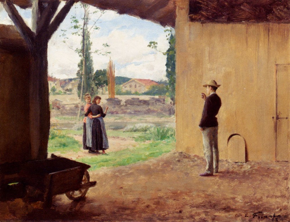  Springn: n av Emile Friant