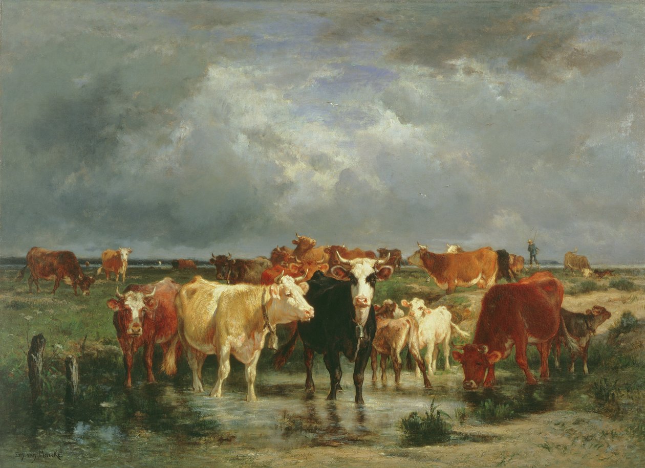 En storms närmande av Emile van Marcke de Lummen