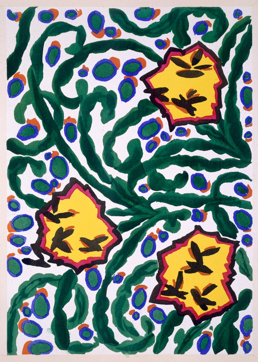 Floreal, New Drawings and Colors, c.1925 (color litho) av Émile Allain Séguy