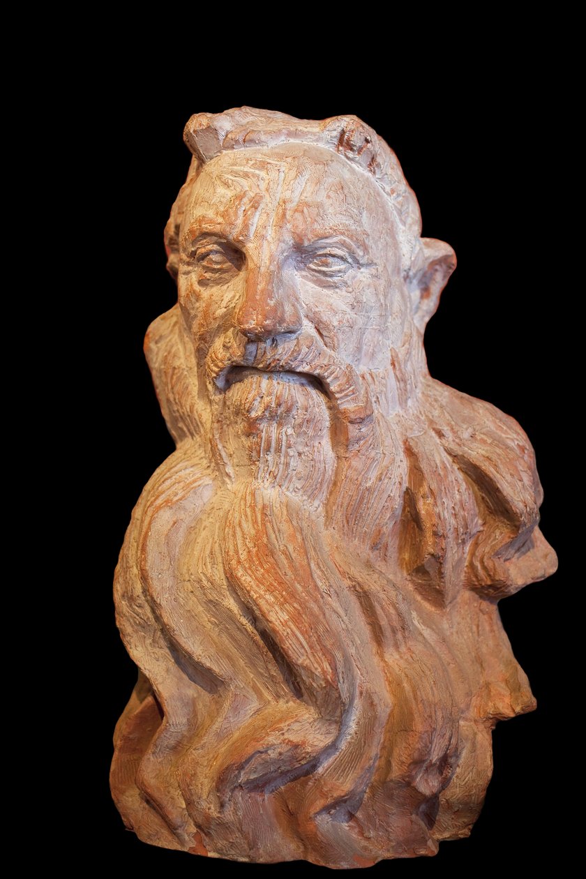 Byst av Auguste Rodin av Emile Antoine Bourdelle