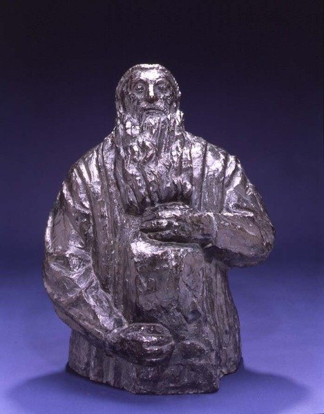 Porträttbyst av Rodin (1840-1917) efter 1909 (brons) av Emile Antoine Bourdelle
