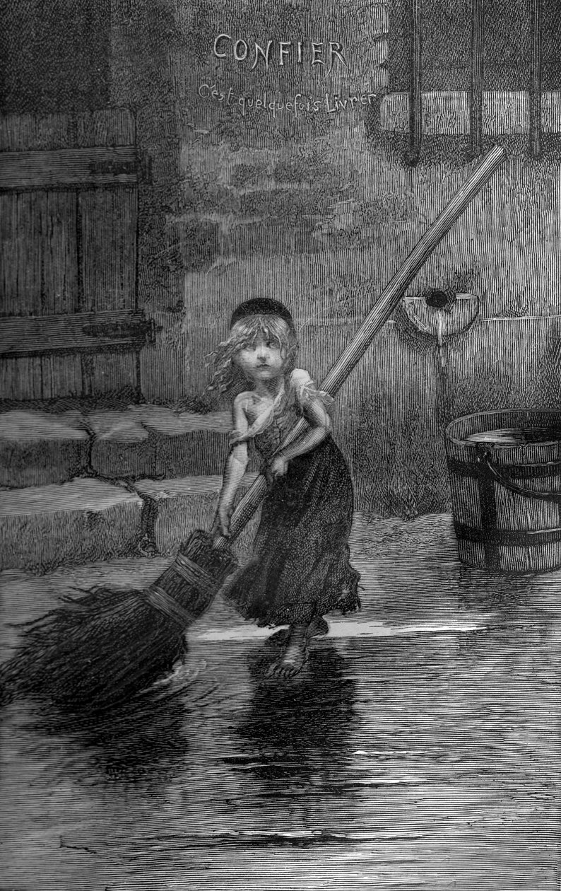 Cosette, illustration från 