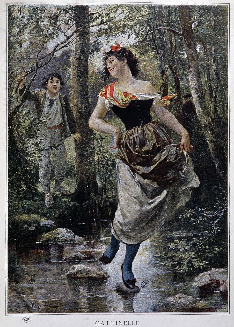 Cathinelle - av Bayard, tidigt 1900-tal av Emile Antoine Bayard