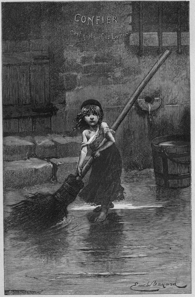 Cosette, illustration från 