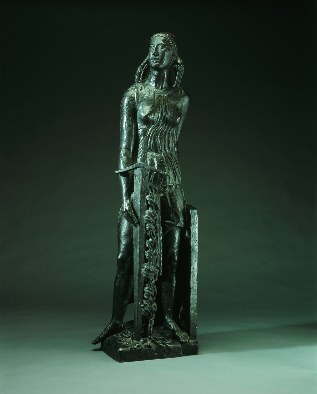 Victory, c.1921 (brons med mörkbrun patina) av Emile Antoine Bourdelle