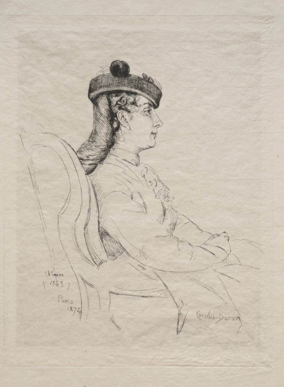 Resesouvenir, 1874. av Charles Emile Auguste Carolus Duran