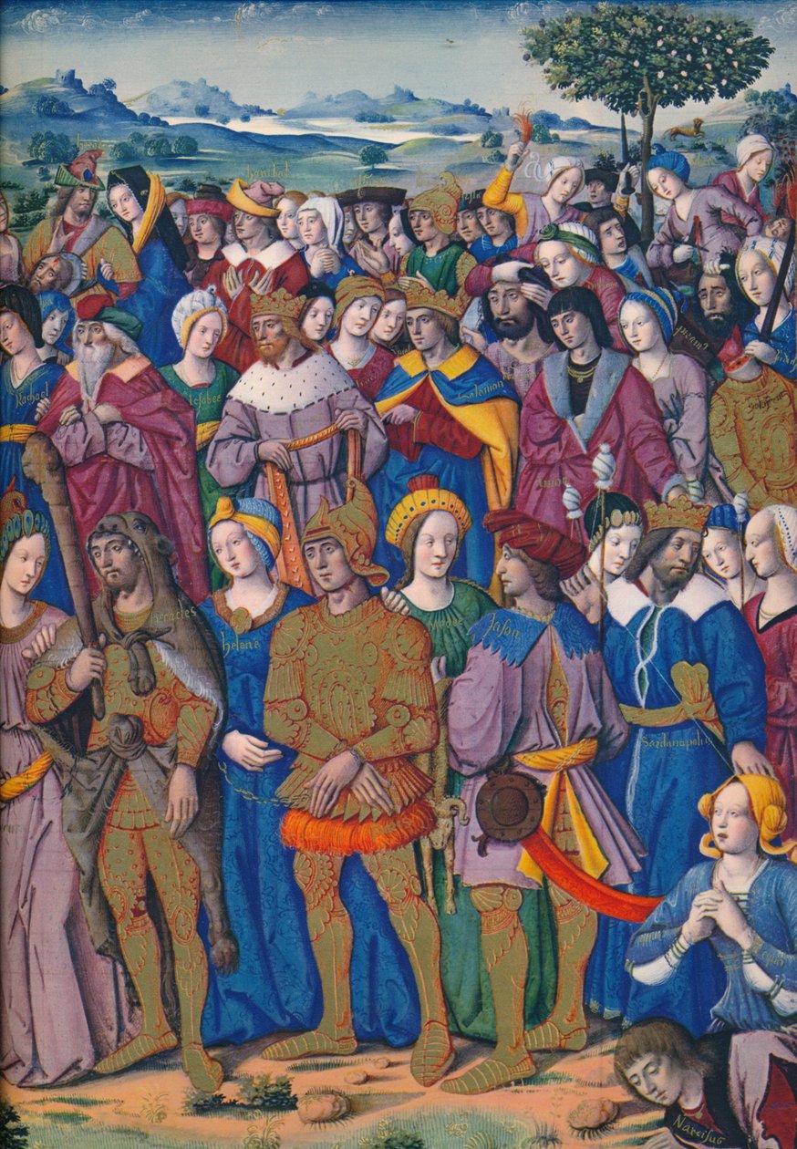 Kärlekens triumf, c1400-talet, 1937 av Emile Aurele van Moe