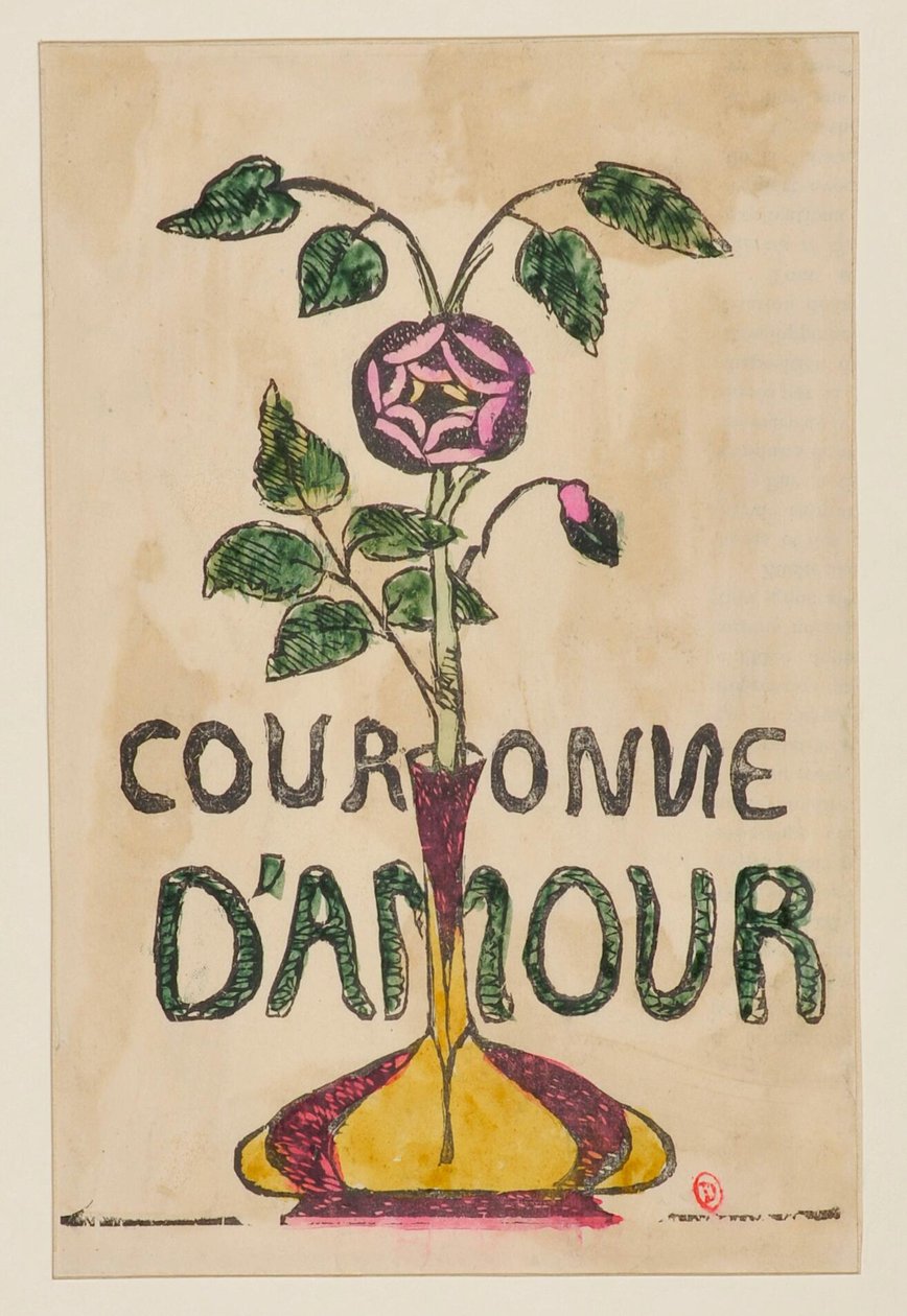 Krone der Liebe [Probe b] av Emile Bernard