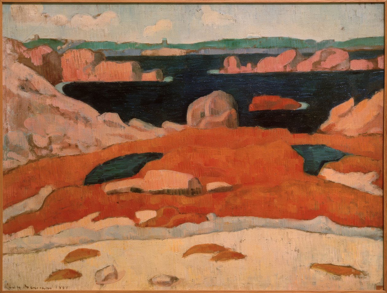 Det vilda havet, Saint-Briac av Emile Bernard