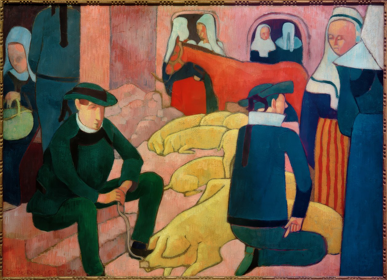 Grismarknaden av Emile Bernard