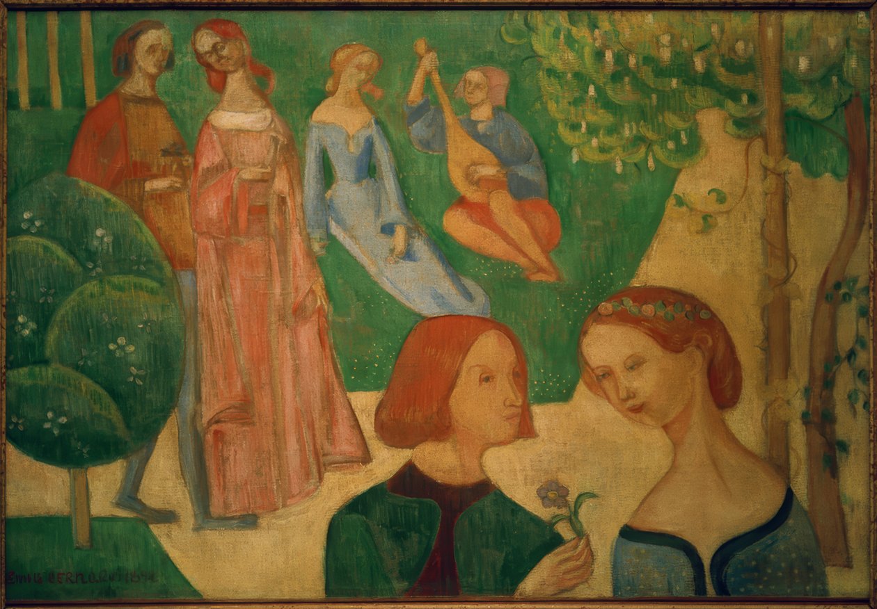 I en gammal park av Emile Bernard