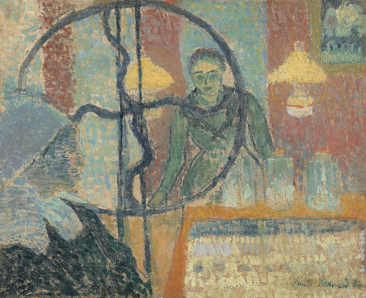 Inuti en butik i Pont-Aven av Emile Bernard