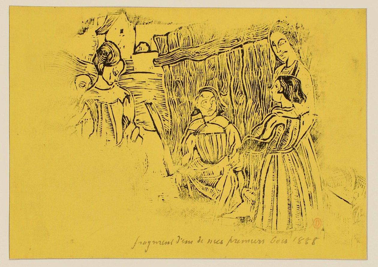 Kinderspiele [Probe b] av Emile Bernard
